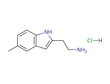Molecular Structure of 55795-89-6 (5-Methyltryptamine hydrochloride)
