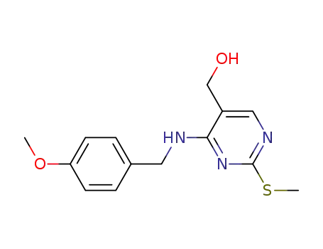 4-[[(4-Methoxyphenyl)methyl]amino]-2-(methylthio)-5-pyrimidinemethanol