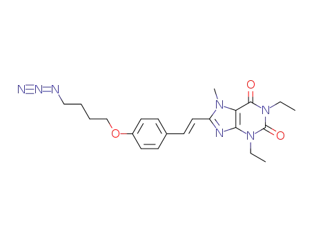 (E)-8-(4-(4-Azidobutoxy)styryl)-1,3-diethyl-7-methylxanthine