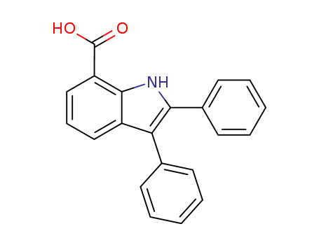 2,3-Diphenyl-1H-indole-7-carboxylic acid