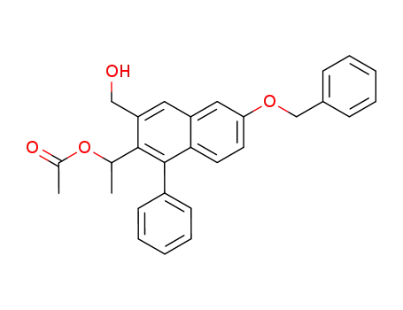 3-(1-Acetoxyethyl)-7-benzyloxy-2-hydroxymethyl-4-phenylnaphthalene