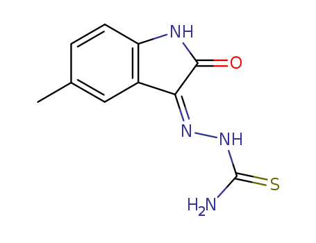 Hydrazinecarbothioamide, 2-(1,2-dihydro-5-methyl-2-oxo-3H-indol-3-ylidene)-