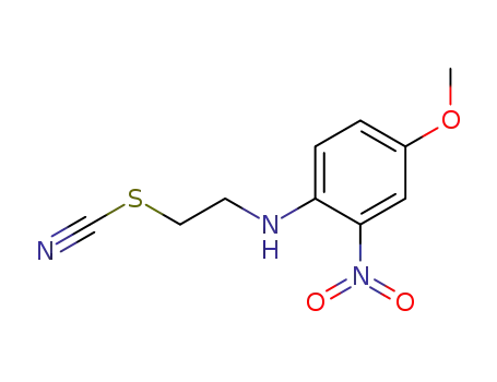 4-methoxy-2-nitro-N-(2-thiocyanatoethyl)-aniline