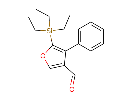 3-Furancarboxaldehyde, 4-phenyl-5-(triethylsilyl)-