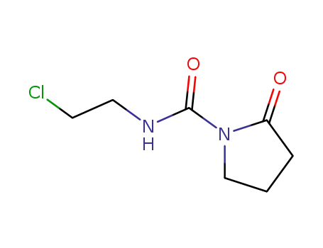 Molecular Structure of 121751-75-5 (1-Pyrrolidinecarboxamide, N-(2-chloroethyl)-2-oxo-)