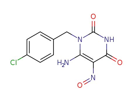 6-Amino-1-(4-chlorobenzyl)-5-nitroso-uracil