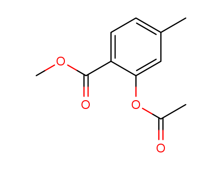 Benzoic acid, 2-(acetyloxy)-4-methyl-, methyl ester