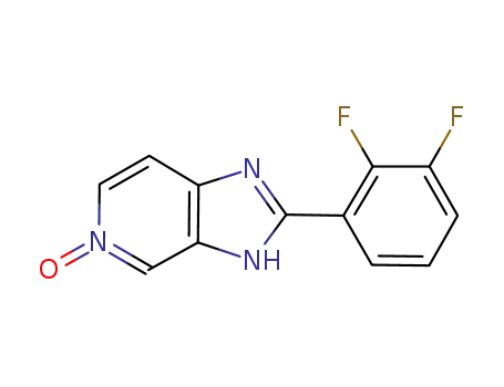 1H-Imidazo[4,5-c]pyridine, 2-(2,3-difluorophenyl)-, 5-oxide