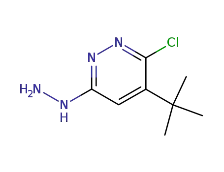 1-(5-tert-부틸-6-클로로피리다진-3-일)하이드라진