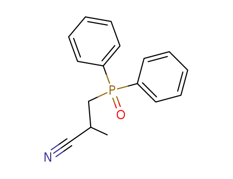 3-(diphenylphosphoryl)-2-methylpropanenitrile