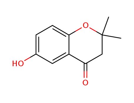 Molecular Structure of 31366-85-5 (2,2-DIMETHYL-6-HYDROXY-4-CHROMANONE)