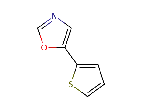 Molecular Structure of 70380-70-0 (5-(2-THIENYL)-1,3-OXAZOLE)