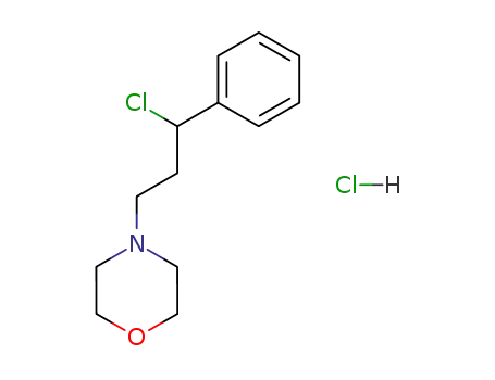Morpholine, 4-(3-chloro-3-phenylpropyl)-, hydrochloride