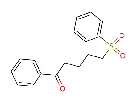 1-Pentanone, 1-phenyl-5-(phenylsulfonyl)-