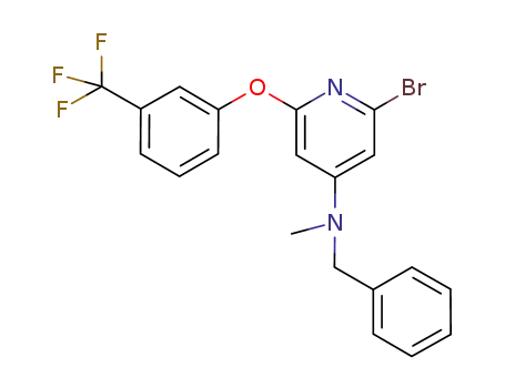 4-Pyridinamine,
2-bromo-N-methyl-N-(phenylmethyl)-6-[3-(trifluoromethyl)phenoxy]-