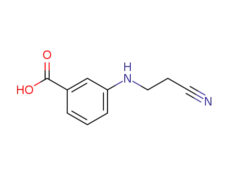 Benzoic acid, 3-[(2-cyanoethyl)amino]- (9CI)