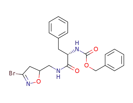 Nalpha-[(benzyloxy)carbonyl]-N-[(3-bromo-4,5-dihydro-1,2-oxazol-5-yl)methyl]-L-phenylalaninamide