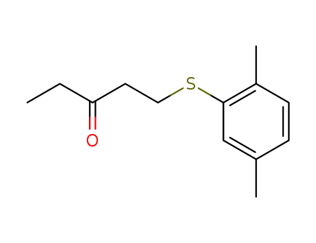 Molecular Structure of 182426-11-5 ((2,5-dimethylphenyl)-3-oxopentylsulfide)
