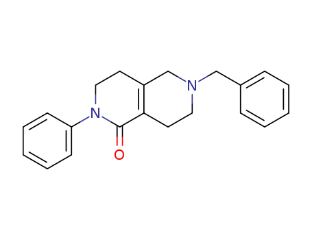 2,6-Naphthyridin-1(2H)-one, 3,4,5,6,7,8-hexahydro-2-phenyl-6-(phenylmethyl)-