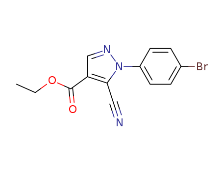 ethyl 1-(4-bromophenyl)-5-cyano-1Hpyrazole- 4-carboxylate