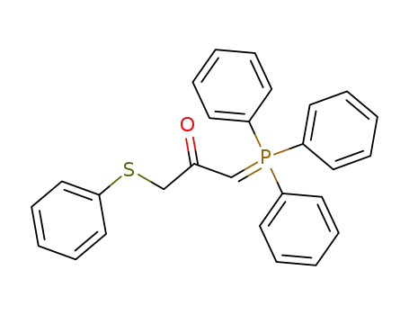 2-Propanone, 1-(phenylthio)-3-(triphenylphosphoranylidene)-