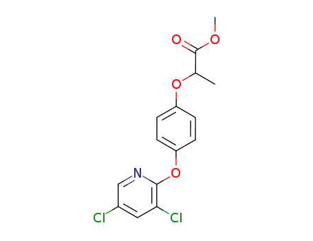 Propanoic acid, 2-[4-[(3,5-dichloro-2-pyridinyl)oxy]phenoxy]-, methyl
ester