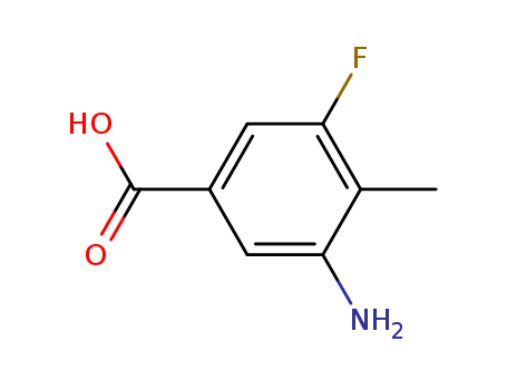 3-Amino-5-fluoro-4-methylbenzoic acid cas no. 103877-75-4 98%