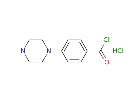 4-(4-methylpiperazin-1-yl)benzoyl chloride hydrochloride