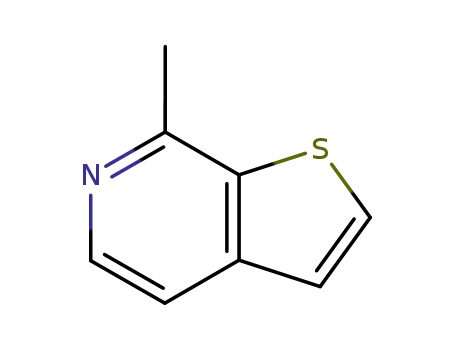 Molecular Structure of 30433-74-0 (7-methylthieno[2,3-c]pyridine)