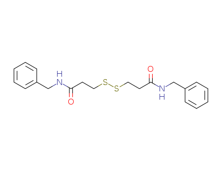 Propanamide, 3,3'-dithiobis[N-(phenylmethyl)-