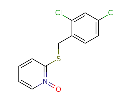 Molecular Structure of 60263-94-7 (Pyridine, 2-[[(2,4-dichlorophenyl)methyl]thio]-, 1-oxide)