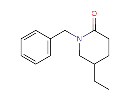 (+/)-1-benzyl-5-ethyl-2-piperidone