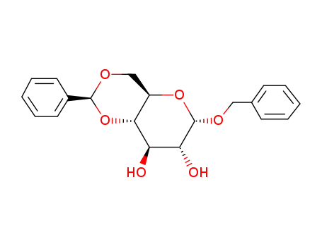 Molecular Structure of 30607-98-8 (Benzyl 4,6-O-benzyliden-α-D-glucopyranosid)