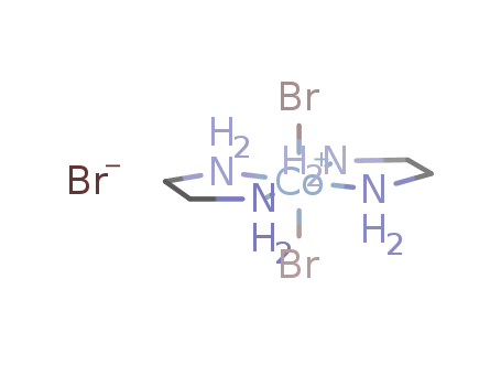 Molecular Structure of 15005-14-8 (Cobalt(1+),dibromobis(1,2-ethanediamine-kN,kN')-, bromide, (OC-6-12)- (9CI))