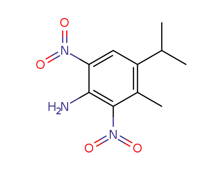 Benzenamine, 3-methyl-4-(1-methylethyl)-2,6-dinitro-