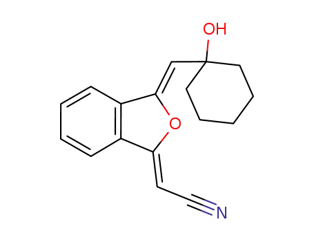 (Z)-2-{(Z)-3-[(1-hydroxycyclohexyl)methylene]isobenzofuran-1(3H)-ylidene}acetonitrile