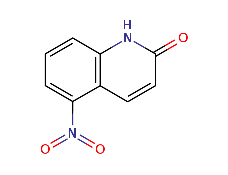Molecular Structure of 6938-27-8 (5-nitro-1H-quinolin-2-one)