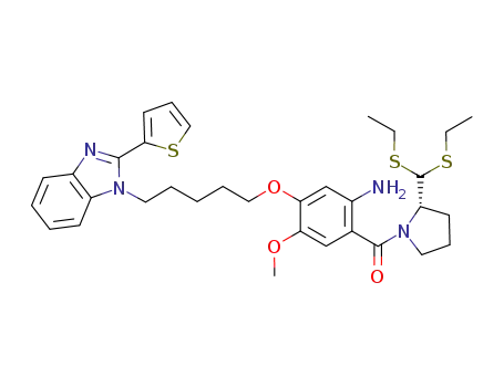 C<sub>33</sub>H<sub>42</sub>N<sub>4</sub>O<sub>3</sub>S<sub>3</sub>