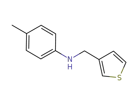 Molecular Structure of 51305-57-8 (4-methyl-N-(thiophen-3-ylmethyl)aniline)