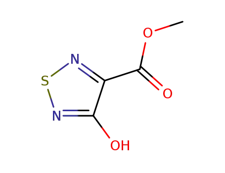 1,2,5-티아디아졸-3-카르복실산,4-히드록시-,메틸에스테르(7CI)