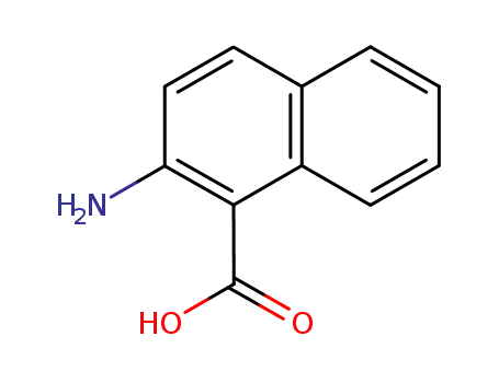 Molecular Structure of 79979-69-4 (2-Amino-1-naphthoic acid)