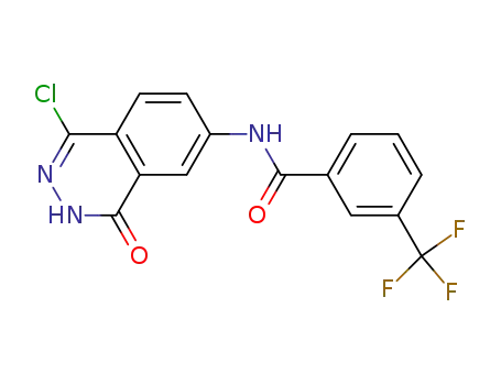 N-(1-chloro-4-oxo-3,4-dihydro-phthalazin-6-yl)-3-trifluoromethyl-benzamide