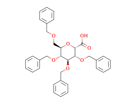 1-(2,3,4,6-tetra-O-benzyl-α-D-glucopyranosyl)formic acid