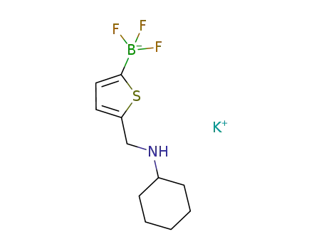 potassium 5-((cyclohexylamino)methyl)thiophen-2-yltrifluoroborate