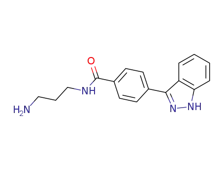 N-(3-aminopropyl)-4-(1H-indazol-3-yl)benzamide