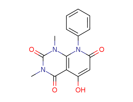 5-Hydroxy-1,3-dimethyl-8-phenyl-1H,8H-pyrido[2,3-d]pyrimidine-2,4,7-trione(137278-09-2)