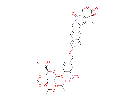 10-[4-(2,3,4-tri-O-acetyl-6-O-methyl-β-D-glucuronyloxy)-3-nitrobenzyloxy]camptothecin