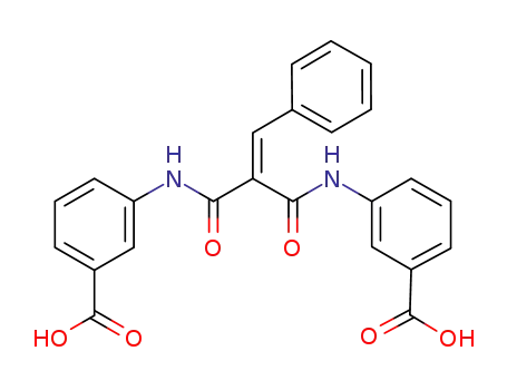 Benzoic acid,
3,3'-[[1,3-dioxo-2-(phenylmethylene)-1,3-propanediyl]diimino]bis-