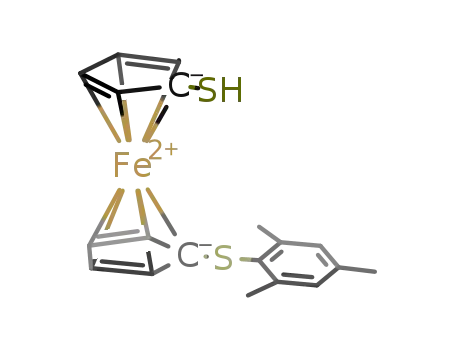 1'-(mesitylthio)ferrocene-1-thiol