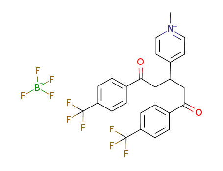 3-(1-methylpyridinium-4-yl)-1,5-di-4-trifluoromethylphenyl-1,5-dione tetrafluoroborate